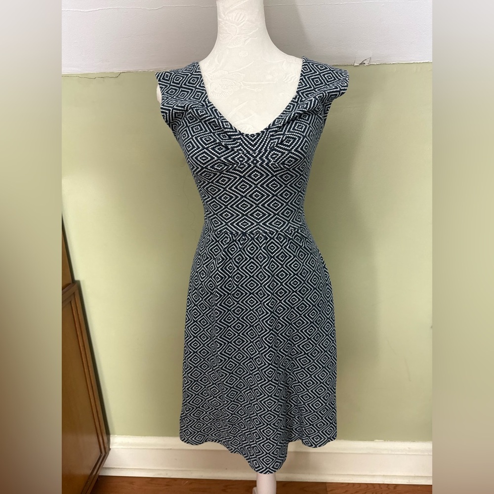 Anthropologie Postmark Matilda Motif Cross Back Dress